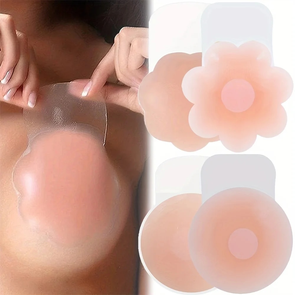1Pairs Silicone Nipple Cover L - đánh giá và giá Push Up Bra Padded