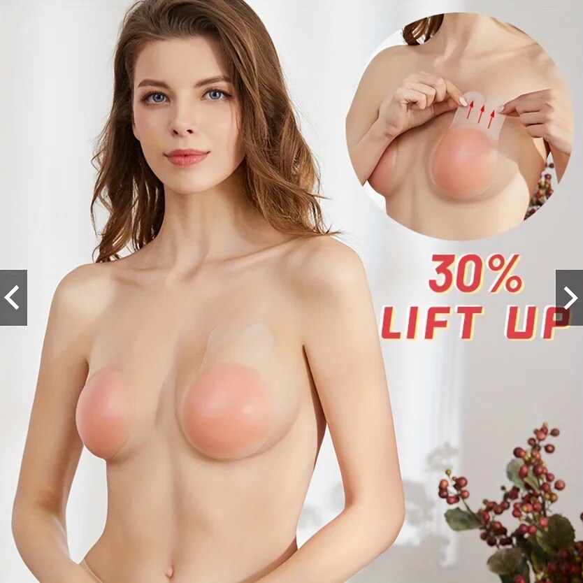 1Pairs Silicone Nipple Cover L - đánh giá và giá Push Up Bra Padded