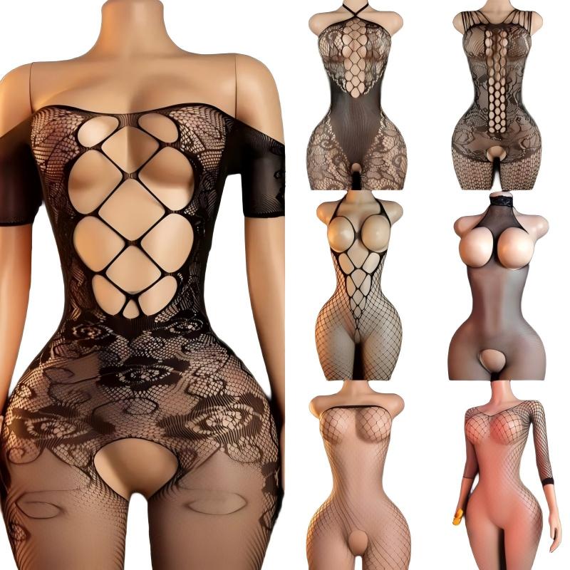 Erotic Lingerie Set For Women  - đánh giá và giá Bodystocking Fishnet